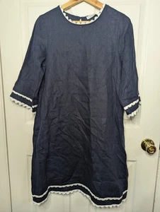 Alessandra Leinenkleid Damen Blau 3/4 Arm Größe XS - Bild 1 von 6