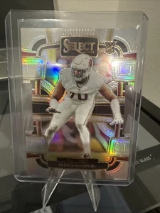 2023 Panini Select - Concourse Paris Johnson Jr. #3 Silver Prizm Die-Cut (RC) - Picture 1 of 2