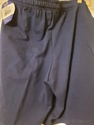 Men's Fruit of the Loom Knit Dark Navy Shorts Size M NWT #25-242 - Image 1 of 4