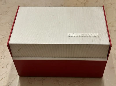 View-Master GAF Library Box Case Vintage Red White Hinged USA Viewmaster - Image 1 of 4