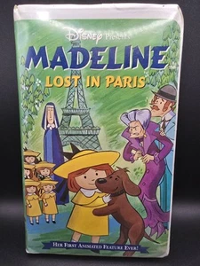 Walt Disney Madeline Lost In Paris VHS Clamshell  Disney Animated Film - Picture 1 of 3