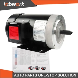 Labwork 2HP 3 Phase Electric Motor 56C Frame 1800 RPM TEFC 230 / 460 Volt - Picture 1 of 24