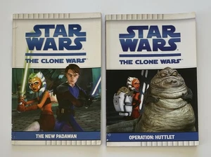 Star Wars The Clone Wars Operation Huttlet & New Padwan (Paperback Book Lot Of 2 - Bild 1 von 2