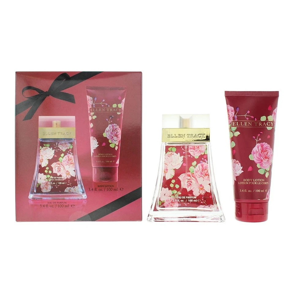 Ellen Tracy Classic Florals Red Sensational Photobox 2 Piece Gift Set For Women - Image 1 of 1