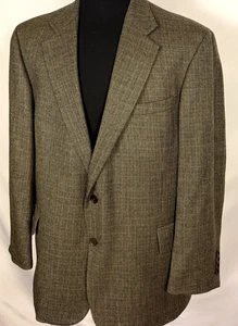 Nautica 100% Lambswool Men's Size 48 R  Quality Tweed Sport Coat Jacket - Bild 1 von 11