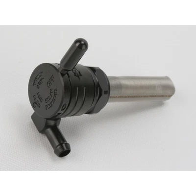 Golan Products Black Click-Slick Backward Facing Petcock - 22mm - 76-312B-BLK - Image 1 of 3