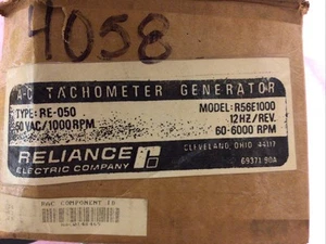 Reliance R56E1000 A C Tachometer Generator RE-050 - Picture 1 of 8
