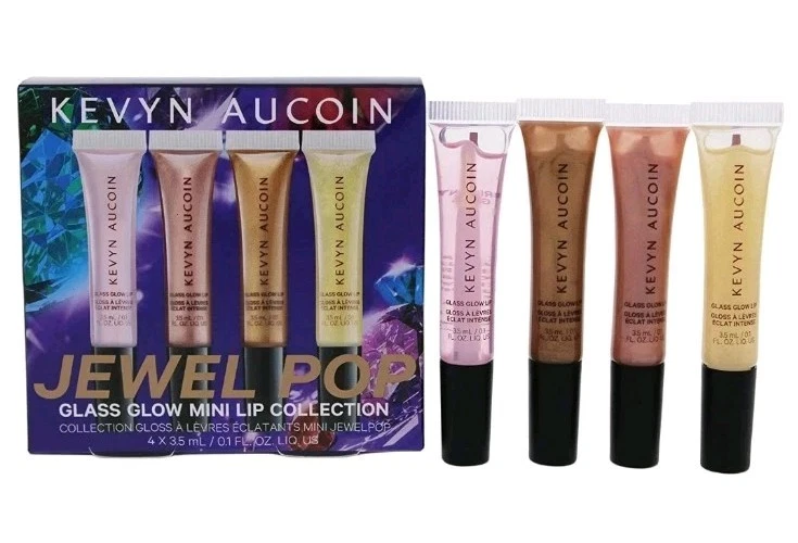 Коллекция стеклянных светящихся мини-губ Kevyn Aucoin Jewel Pop — НАБОР ИЗ 4 - Изображение 1 из 1