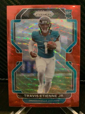 Travis Etienne Jr. Rookie Red Wave 108/149 2021 Prizm #344 Jaguars RC - Image 1 of 4