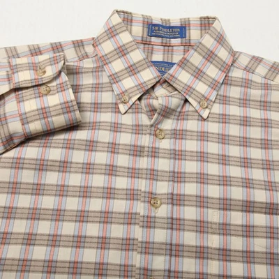Pendleton Sir Pendleton Shirt Mens Small Plaid Wool Button Up Made in USA - Image 1 of 4