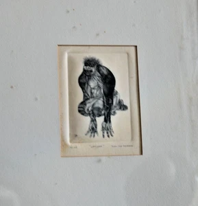 John Silk Deckard AP signed "Lift Off"  Drypoint etching 12"x16" DECKARD - Picture 1 of 3