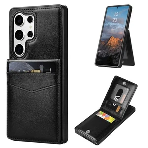 For Samsung Galaxy S25 Ultra S24 S23 Shockproof Wallet Case Cover with Card Slot - Picture 1 of 9