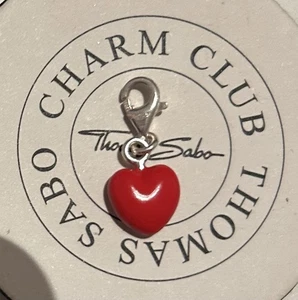 Thomas Sabo Charm 925 Silber – Rotes Herz Anhänger - Bild 1 von 3