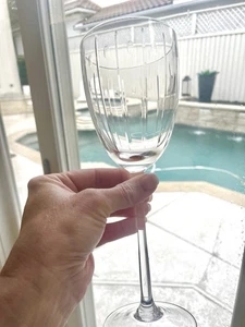 Lenox Kristall Weingläser Staccato Muster 4er Set Top Zustand - Bild 1 von 7