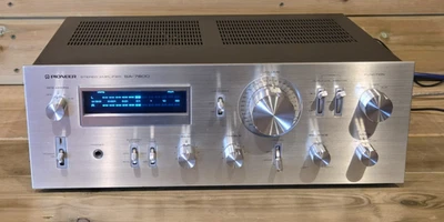 Near Mint Pioneer SA-7800 Classic Silver Fronted Stereo Amplifier  Working - Image 1 of 4