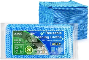 Práctico paño de limpieza reutilizable Wipe-40ct toallas de limpieza paños de cocina (12X24) - Imagen 1 de 4