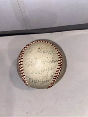 Mayo  Smith & Wally Moses Signed Official AL CRONIN BALL Inscribed To Sharon JSA - Image 1 of 4