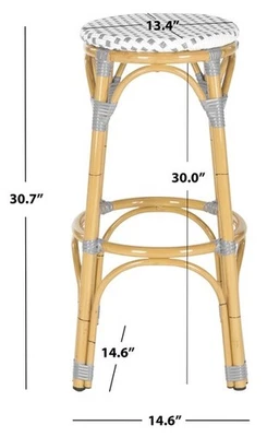 Safavieh KIPNUK BARSTOOL, Reduced Price 2172762795 FOX5211B - Image 1 of 4