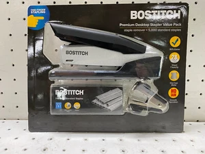 Grapadora de escritorio Bostitch Premium paquete económico removedor de grapas + 5000 grapas - Imagen 1 de 5