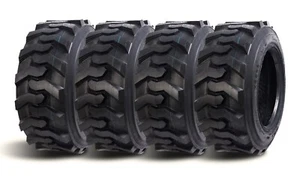 4 Pack SKS Tires 10-16.5 Industrial Skid Steer Loader Tires 10x16.5 10PR Latest - Bild 1 von 6