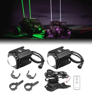 UTV Whipless Whip Lights Laser LED Spot Beam Pod Lights For Can-Am Maverick X3 - Picture 1 of 9