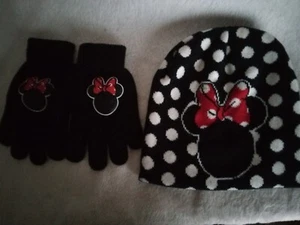 Kids Disney Minnie Mouse Hat And Gloves - Picture 1 of 3