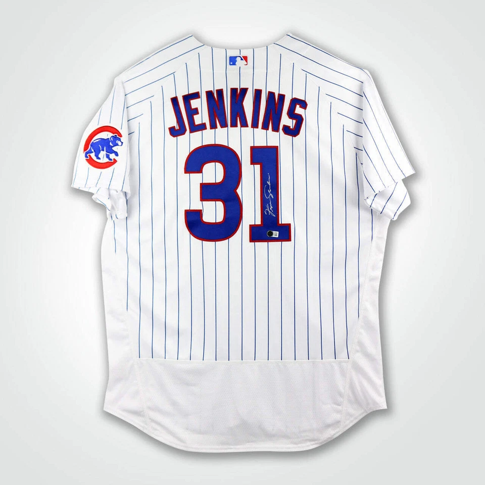 Fergie Jenkins Signed MLB Chicago Cubs White Pinstripe Nike Baseball Jersey - Image 1 of 4