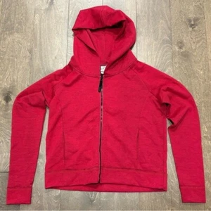 Bench Women's Red Long Sleeve Full Zip Soft Hoodie, Size Small - Picture 1 of 7