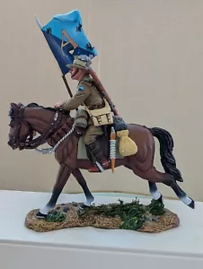 King And Country WW1 Australian Light Horse Flag Bearer - Picture 1 of 5