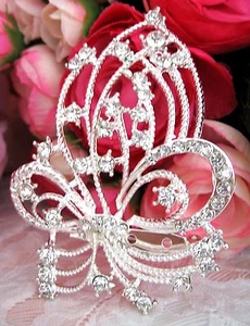 Spilla donna grande cristallo strass nuova - Foto 1 di 1