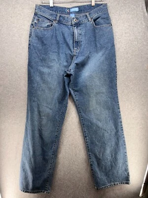 Duck Head Womens Jeans Size 32x30 Relaxed Medium Wash Cotton Blend Zip Pockets - Image 1 of 4