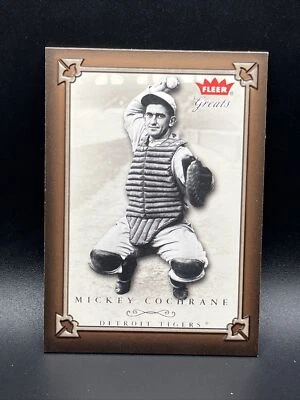 Mickey Cochrane 2004 Fleer Greats of the Game Detroit Tigers #8 Foto 1 de 2