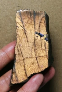 One Side Polished Nice Golden Flash Labradorite Slab Spectrolite Reiki Stone - Picture 1 of 10