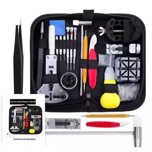 147tlg Uhrenwerkzeug Set Uhrmacherwerkzeug Uhr Werkzeug Gehäuseöffner Reparatur - Bild 1 von 7