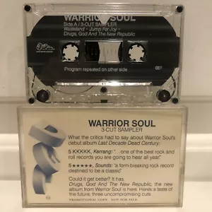 SELTENE WARRIOR SOUL Promo DGC Kassette sehr guter Zustand ++ sauber! Band 3-Song SAMPLER WASTELAND - Bild 1 von 4