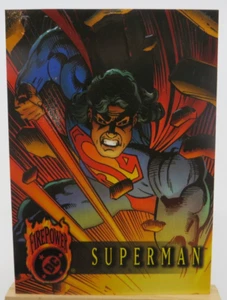 1996 DC FIREPOWER Embossed Card #01 Superman Trading Card Single *663 - Bild 1 von 3
