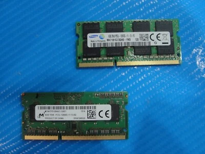Dell 5555 So-Dimm Samsung Microne 12Gb 8Gb&4Gb Memory M471B1G73QH0-YK0 - Image 1 of 2