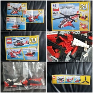 Lego 31057 3in1 Creator Hubschrauber Katamaran Wasserflugzeug komplett - Bild 1 von 7