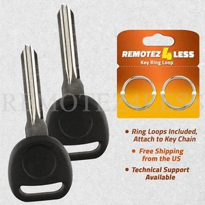 2 For B111-PT New Uncut Transponder 46 Chip Car Key Ignition Circle + - Picture 1 of 6