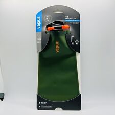 VAPUR Flexible Water Bottle w/Carabiner 0.7L/23fl oz (Olive Green) Hiking - NEW!