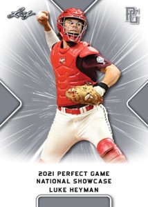 10-Count Lot Luke Heyman 2021 Leaf Perfect Game NIKE All-American Rookies