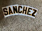 Pittsburgh Pirates Game Worn Jersey Name Plate Freddy Sanchez 2005-2008 2006