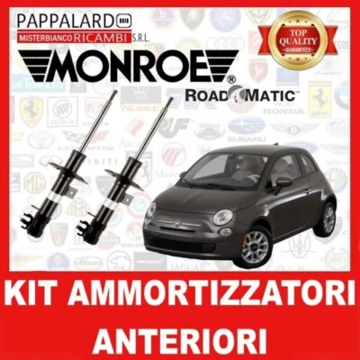 MONROE ROADMATIC KIT COPPIA 2 AMMORTIZZATORI ANTERIORI MONROE PER FIAT 500 (312) DAL 2007 IN POI