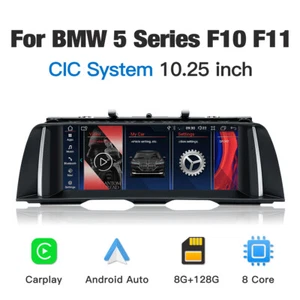 10.25" Android Touchscreen Carplay GPS Stereo for BMW 5 Series CIC 2010–2012 - Picture 1 of 14