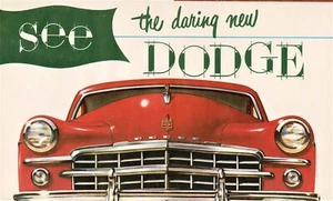 1949 Dodge Coronet Wayfarer Meadowbrook Large Vintage Dealer Sales Brochure - Picture 1 of 1