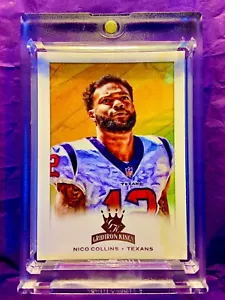 NICO COLLINS RARO 🙂 RETRATO 🙂 NOVATO 🙂 LIENZO 🙂 SP TEXANOS 🙂 TARJETA DE INVERSIÓN - Imagen 1 de 3