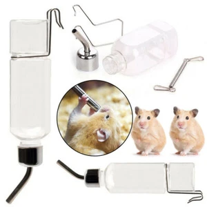 Rabbit Hamster Pet Drinking Bowl Bottle Feeder Guinea Pig Water Fountain - Picture 1 of 10