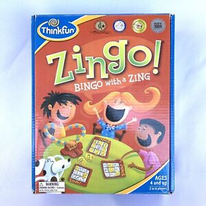 Zingo Bingo With A Zing Game Thinkfun COMPLETE