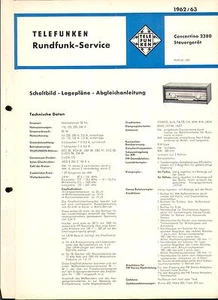 Telefunken Service Manual para Concertino 2380 Copy - Imagen 1 de 1
