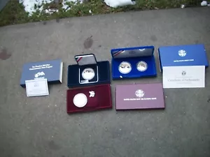 2006 San Francisco Mint With 1986 Liberty Dollar And 1988 Olympiad Silver Coin. - Picture 1 of 10